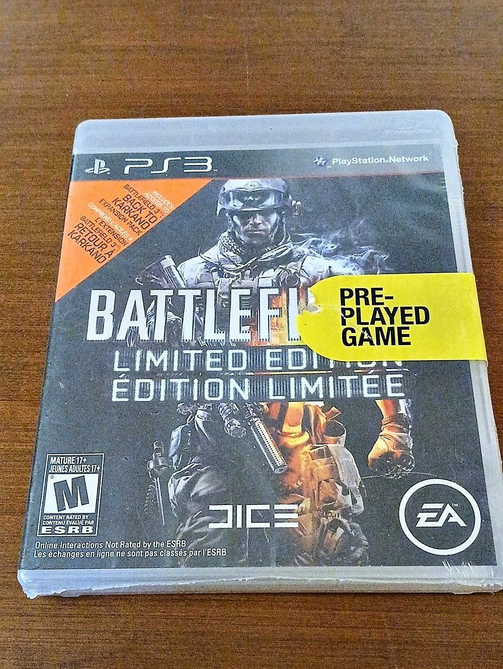 EA Battlefield 3 Limited Edition PS3 Video Game